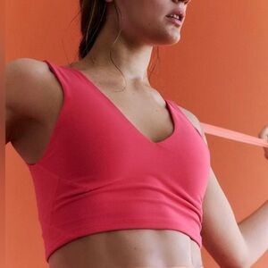 Never Better VNeck Bra by FP Movement in Electric Sunset Size SM NWOT